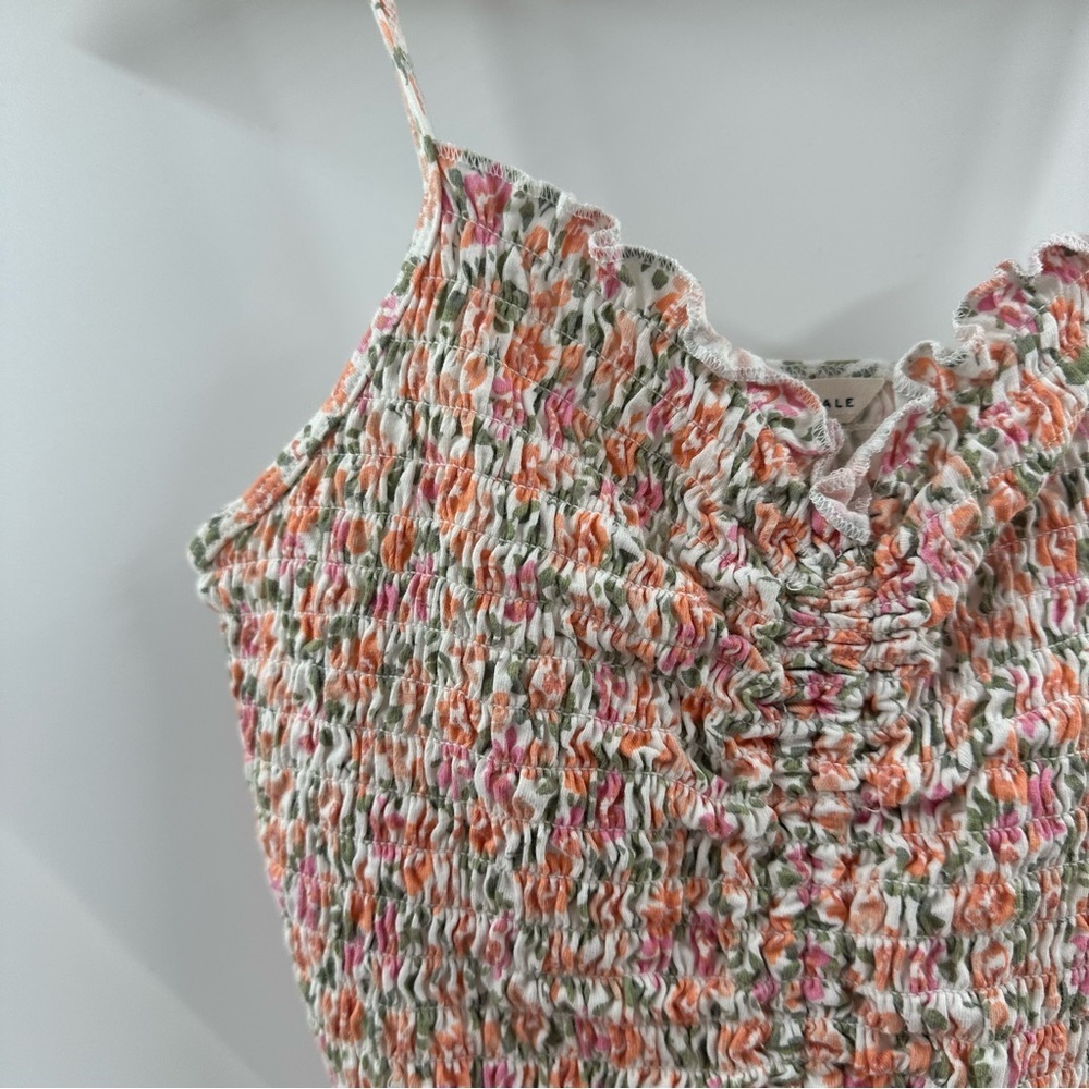 Aeropostale Smocked Cropped Tank Top 3-Pack – Adjustable Front Tie - Picture 3 of 12